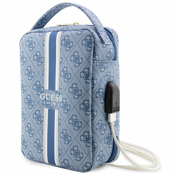 Guess Bag Organizer blue/blue 4G Printed Stripes